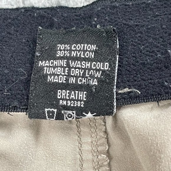 Vintage prAna Shorts Men's Size XL Beige Belted‎ 90's Used - Picture 5 of 9